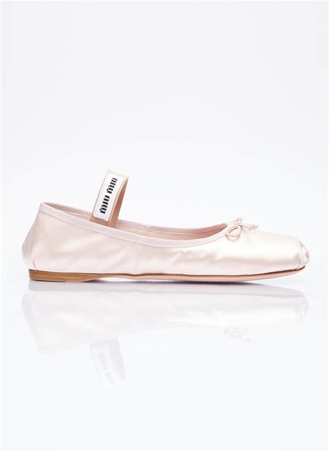 miu miu ballet flats pink|women's flats sandals uk.